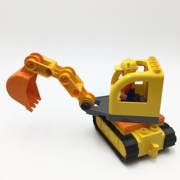 LEGO DUPLO 10812 Truck & Tracked Excavator Oval Eyes Figures Construction Set - Picture 6 of 10